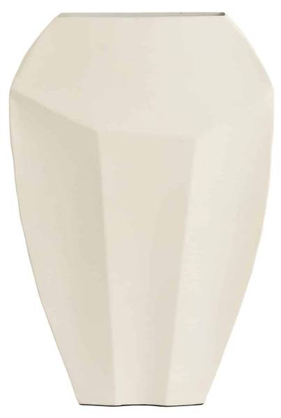 Vase Cordoba Weiß - Eisen - 13 x 45 x 30 cm