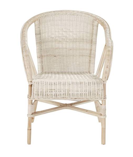 Sessel aus natürlichem Rattan Beige - Rattan - 61 x 83 x 68 cm