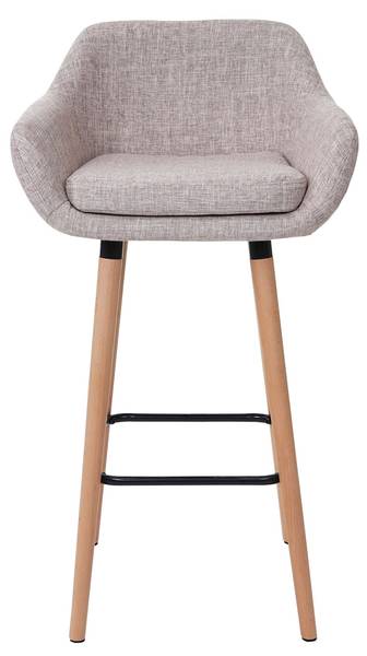 Barhocker Vaasa T381 (2er-Set) Hellgrau