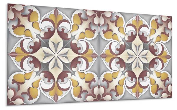 Klebepaneele Blumen Mosaik 100 x 50 cm