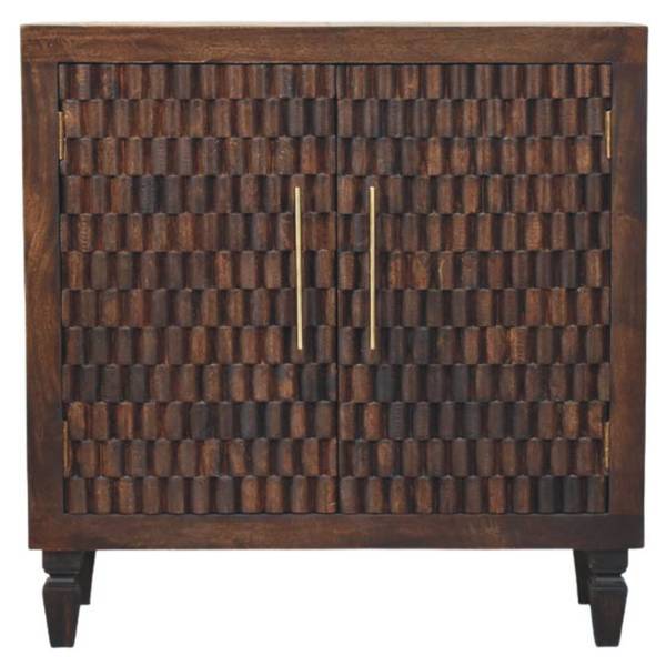 Schrank Vesta Braun - Mango - 85 x 86 x 35 cm