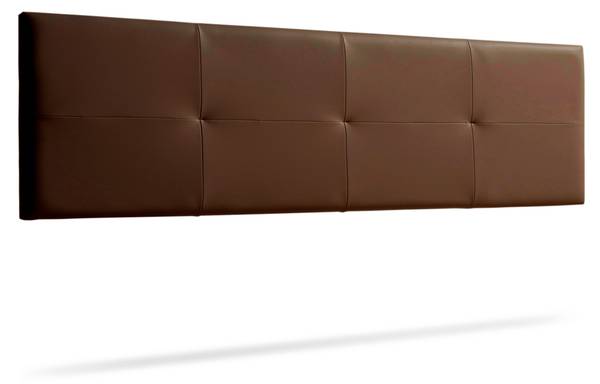 Hoofdbord ALTEA  A bruin - Breedte: 145 cm