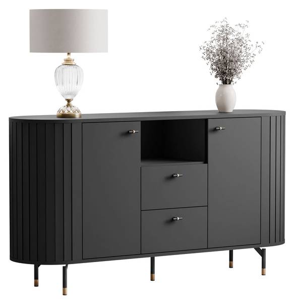 Dressoir ELODIE 2D2S zwart