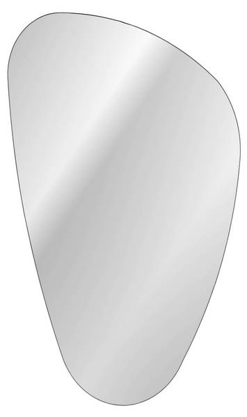 Miroir mural LUSTRO Gris - Verre - 58 x 80 x 1 cm
