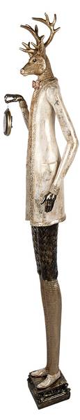 Hirsch Xmas&Gianni Beige - Kunststoff - 21 x 160 x 27 cm
