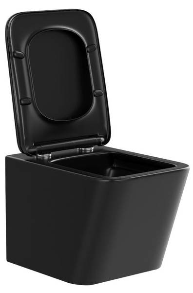 Hänge WC CLEMONA Schwarz - Keramik - 51 x 34 x 35 cm