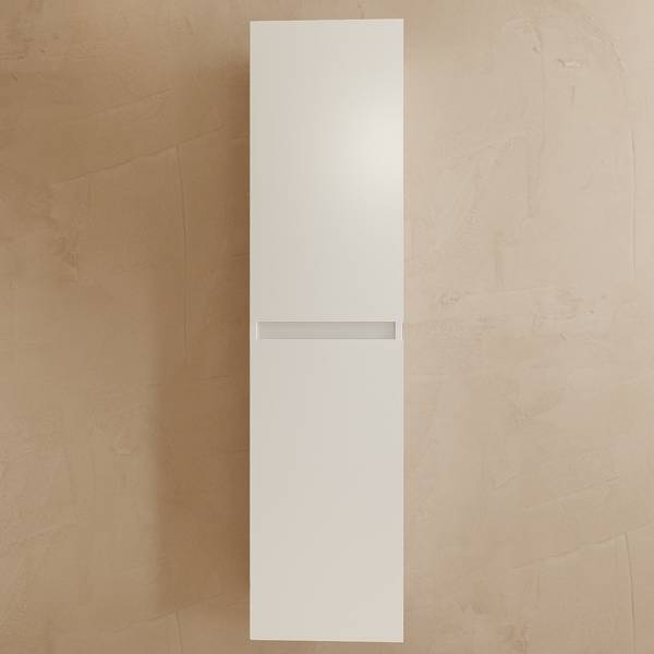 Badezimmerset Verona 3-Teilig Hochglanz Weiß - Breite: 60 cm