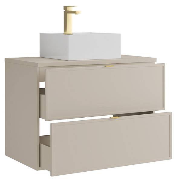 Einzelwaschtisch ONDIL Tiefe: 80 cm