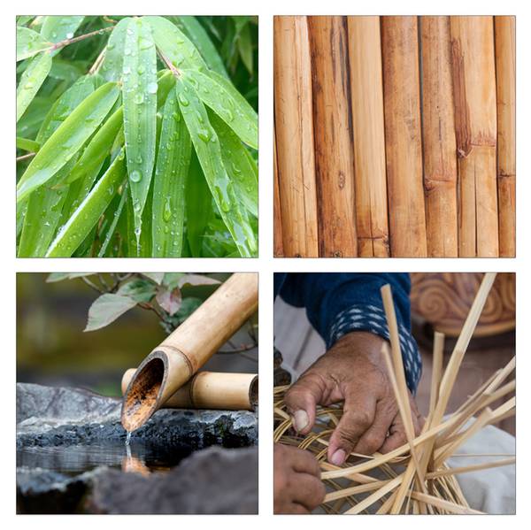 Schreibtisch Organizer Bambus Braun - Bambus - 21 x 11 x 19 cm