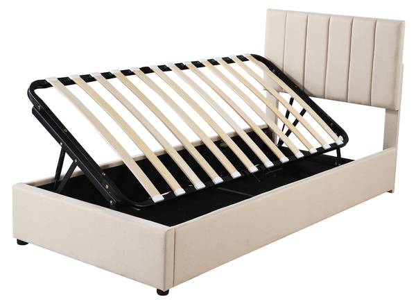 Polsterbett-BB1113 Beige