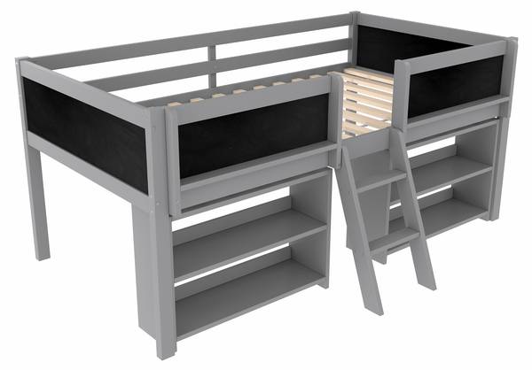 Halbhohes Bett Oneiros Ⅰ Grau
