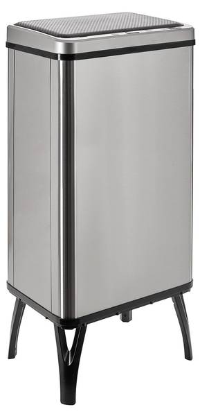 Abfalleimer WH13689 Grau - Naturfaser - 83 x 26 x 35 cm