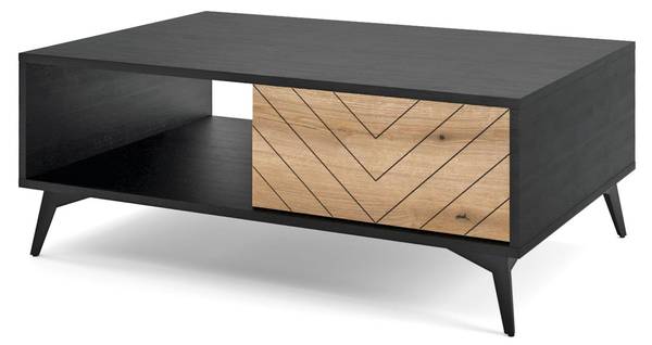 Couchtisch BOULIA Braun - Holzwerkstoff - 104 x 40 x 68 cm