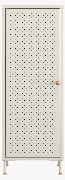 Schuhschrank Coleraine II. Weiß - Stahl - 43 x 115 x 35 cm