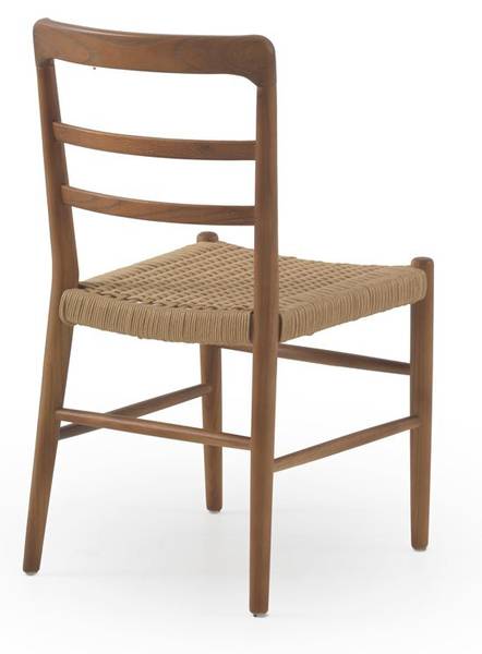 Stoelen 11593 set van 4 bruin - massief hout - 51 x 83 x 44 cm