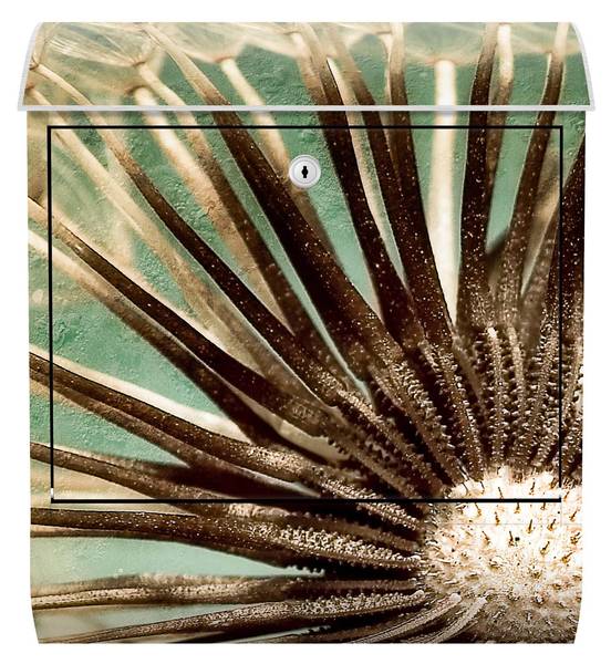 Briefkasten Closer Than Before Beige - Stahl - 39 x 46 x 13 cm
