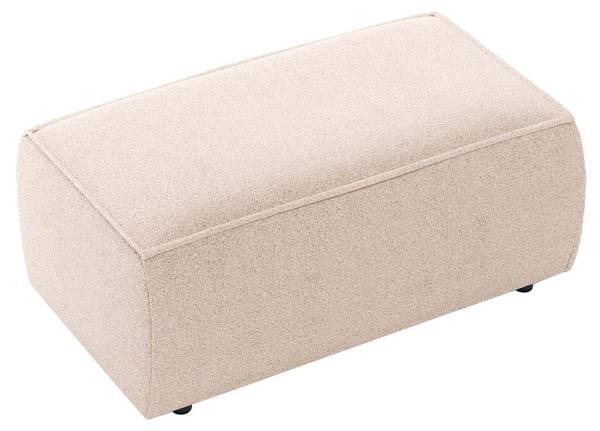Sitzhocker AMELIA Beige - Textil - 69 x 42 x 102 cm