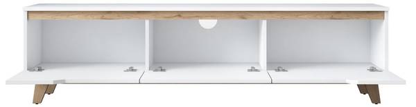 TV-Möbel D1 - 2472 Weiß - Holzwerkstoff - 35 x 49 x 180 cm