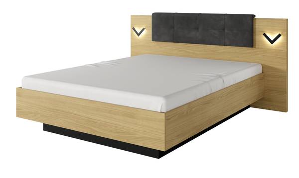 Lit escamotable VERSO B Beige - Blanc - ABS - Mélamine - 213 x 105 x 210 cm