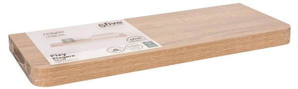 Wandregal FIXY Beige - Holzwerkstoff - 23 x 3 x 60 cm
