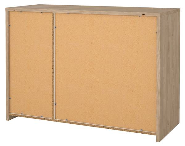Kommode Next Weiß - Holz teilmassiv - 119 x 84 x 48 cm