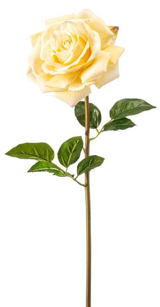 Künstliche Rose Melinda Gelb - Kunststoff - 1 x 68 x 1 cm