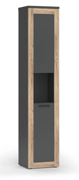 Armoire de salle de bain Niko 51868 Gris - Bois manufacturé - 40 x 195 x 35 cm