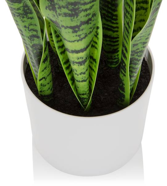 Kunstpflanze SANSEVIERIA Grün - Kunststoff - 16 x 65 x 16 cm