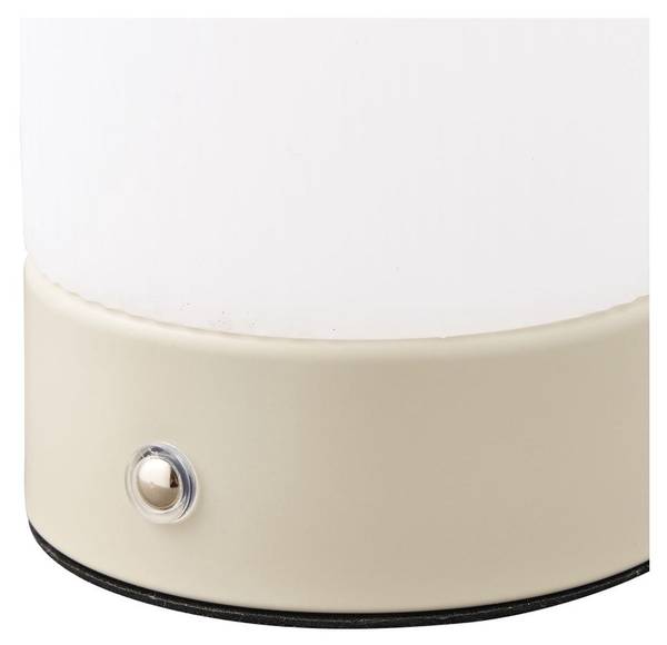 Tafellamp Rosa beige - staal - 9 x 18 x 9 cm