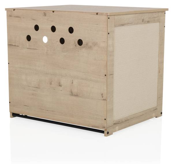 Katzenhaus KITTY PAWBOX 1 Braun - Holzwerkstoff - Holz teilmassiv - 50 x 53 x 60 cm