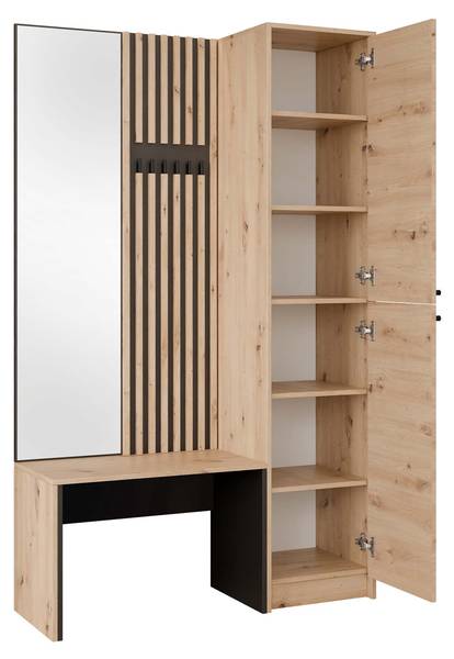 Garderobe Ancerta Eiche