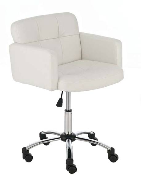 Tabouret de bureau Los Angeles Blanc