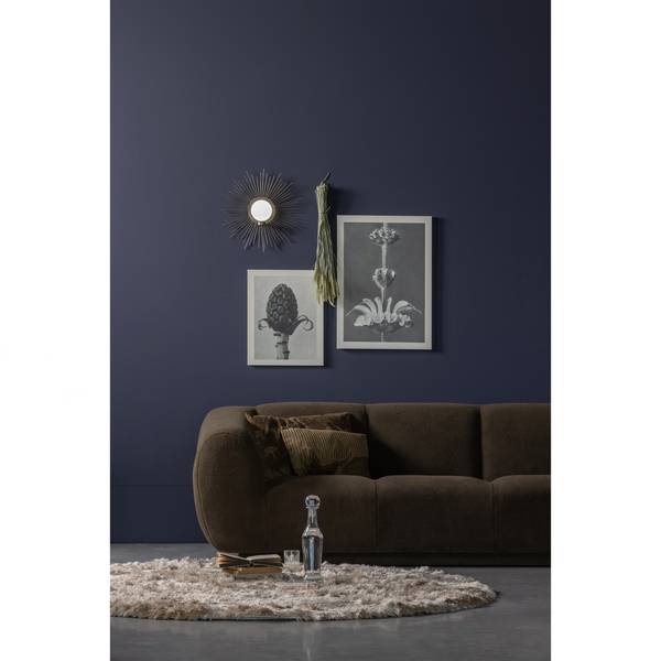 Hochflorteppich Praline Polyester - Rotbraun