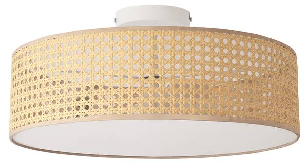 Deckenleuchte Ascot Beige - Metall - Kunststoff - 45 x 20 x 45 cm