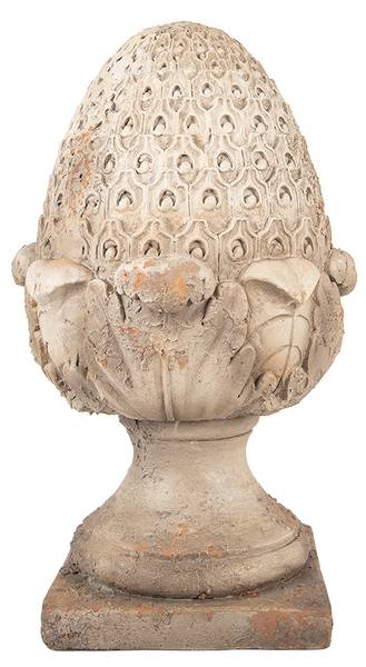 Ornament Tannenzapfen Deco&Tripp Beige - Keramik - 27 x 45 x 27 cm
