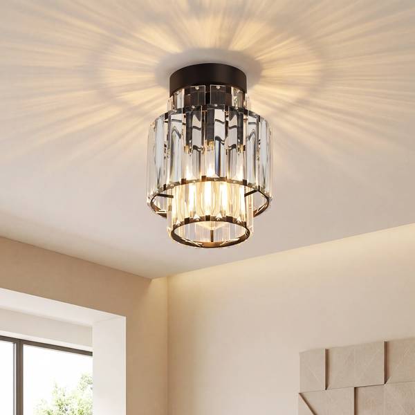 Plafondlamp JaoVb zwart - ijzer - 16 x 23 x 16 cm