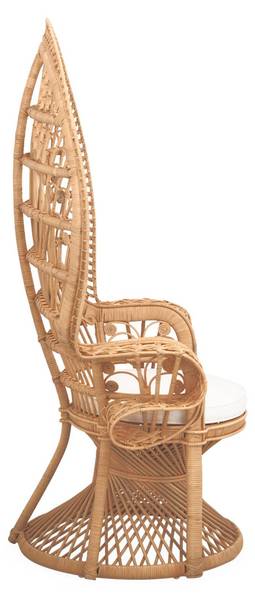 Sessel Beige - Rattan - 60 x 150 x 110 cm