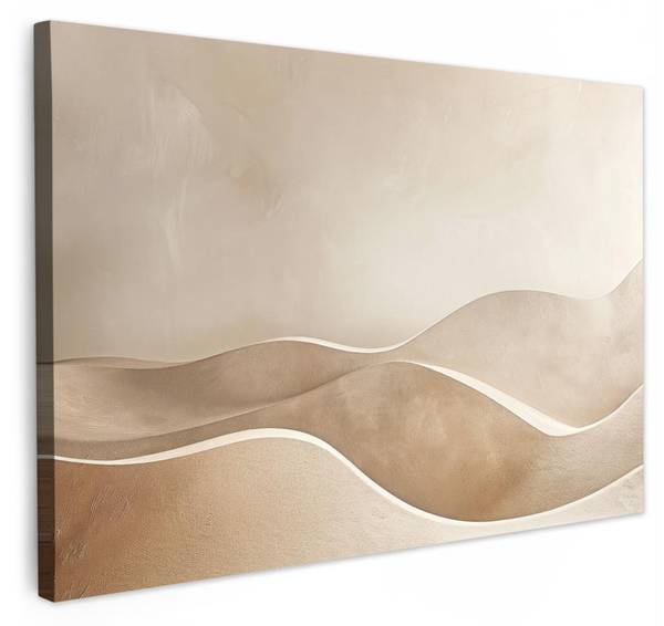 LEINWANDBILD Abstrakte Wellen 150 x 100 cm