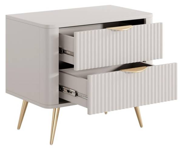 Nachttisch ELONARIA Beige