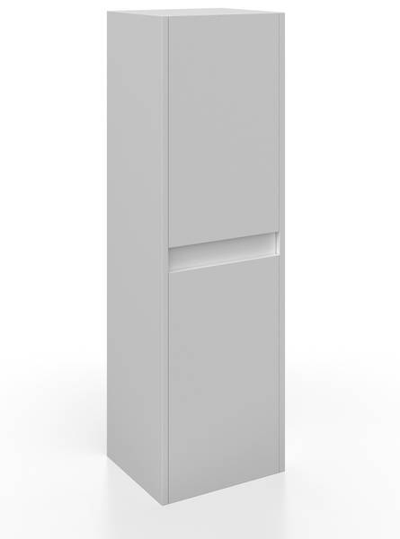 Badezimmer MARTINA Weiß - Holzwerkstoff - Holz teilmassiv - 100 x 45 x 45 cm