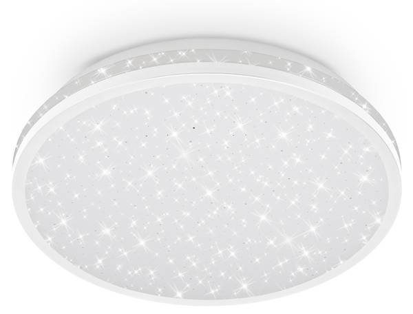 Deckenleuchte Acorbus Weiß - PVC - 27 x 7 x 28 cm