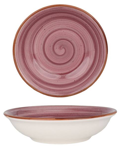 Servierschale Aura Blackberry  2er set Violett - Porzellan - 13 x 2 x 13 cm