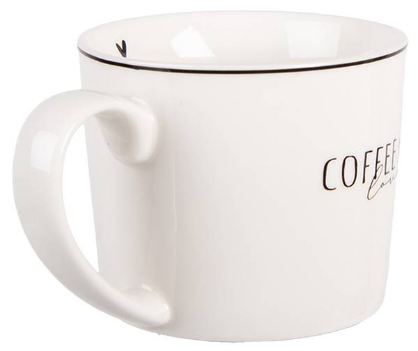 Tasse Maddox&Cups Weiß - Porzellan - 8 x 7 x 12 cm