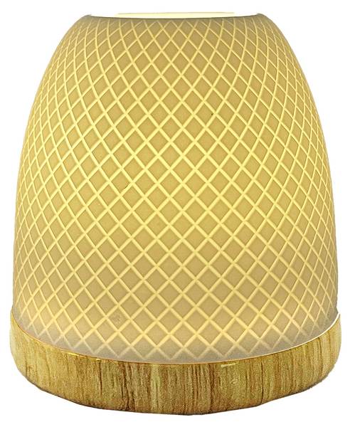 Teelichthalter Anastasios Weiß - Porzellan - 9 x 10 x 9 cm