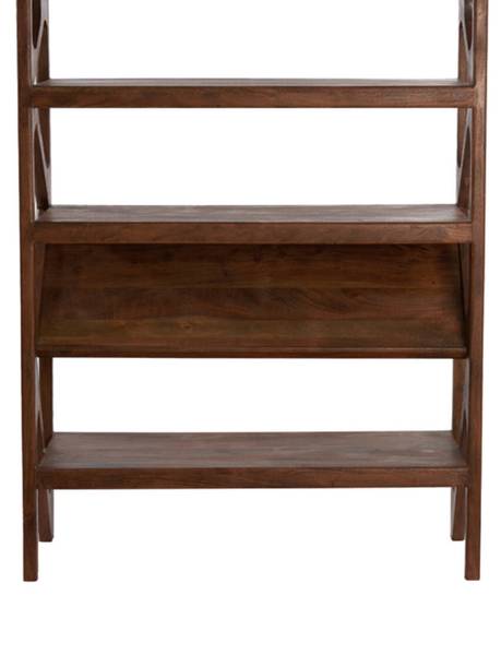 Schrank YUKI Braun - Holz teilmassiv - 40 x 160 x 120 cm