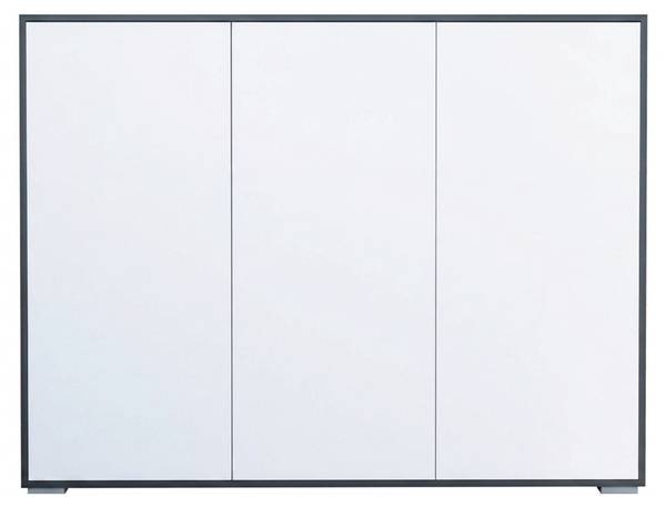 Highboard Elena M2 Anthrazit - Weiß