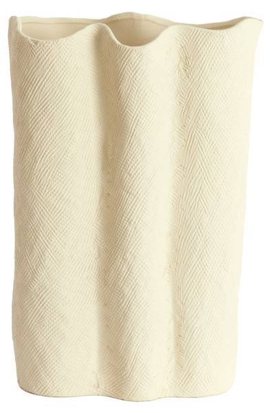 Topf FLOVILLA Weiß - Keramik - 14 x 40 x 26 cm