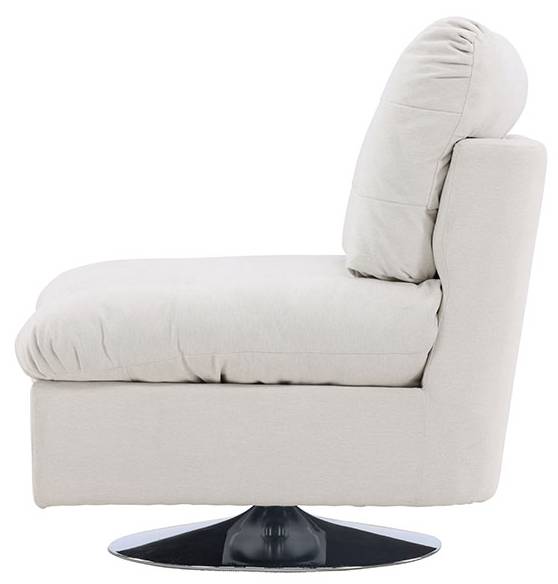 Sessel Florens Weiß - Holz teilmassiv - 105 x 108 x 104 cm