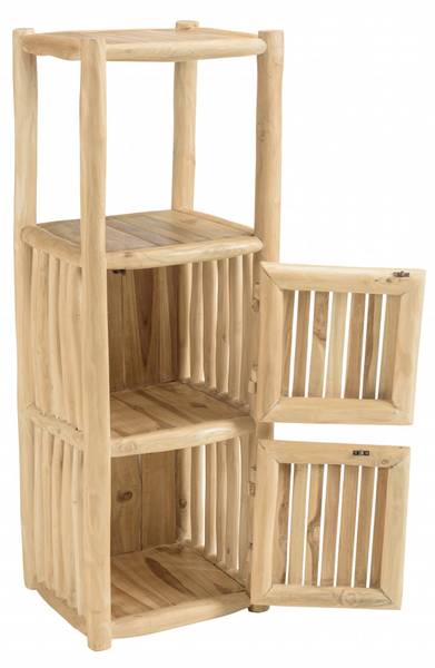 Regal WILL Braun - Massivholz - 36 x 115 x 40 cm