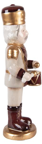 Nussknacker Xmas&Eden Beige - Keramik - 8 x 25 x 8 cm